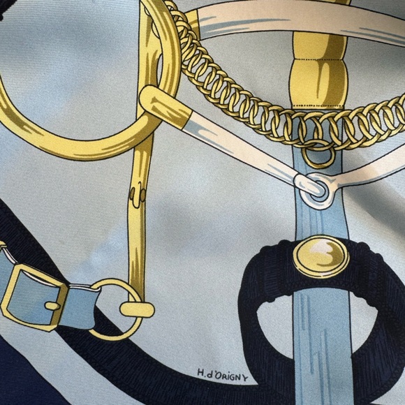 Hermès Eperons d'Or 90cm Silk Scarf - Picture 10 of 11